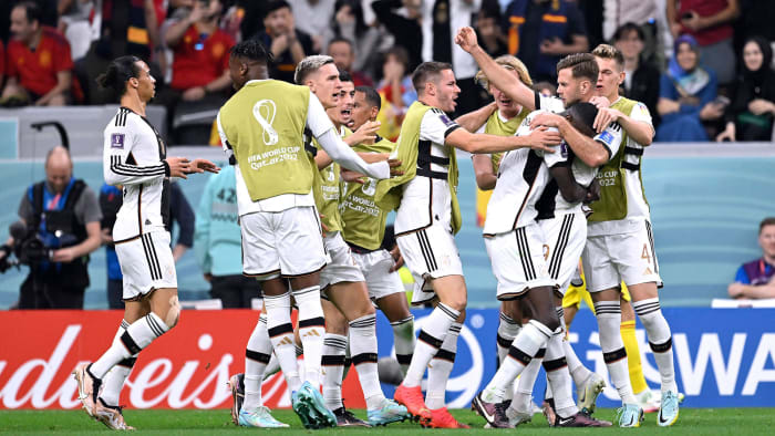 Germany plays Spain to a draw at the World Cup